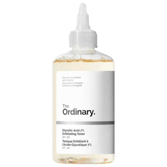 The Ordinary glycolic acid 7 toning solution بررسی و نقد: محلول تونر گلیکولیک اسید ۷٪ اوردینری