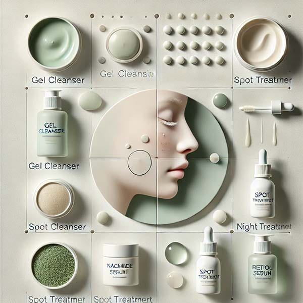 روتین مراقبت از پوست مستعد آکنه