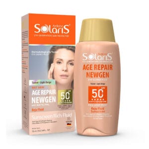 فلوئید ضدآفتاب رنگی ایج ریپیر نیوژن سولاریس آردن SPF50+