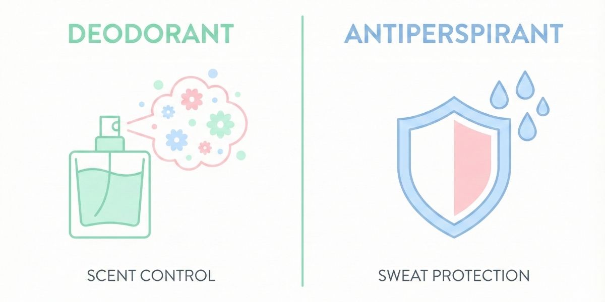 مقایسه بین دئودرانت و ضدتعریق