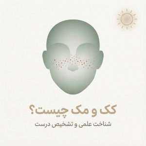 «تصویر کاور مقاله کک و مک چیست با طرح مینیمال صورت و نقاط کک‌ومک، هانالایف»