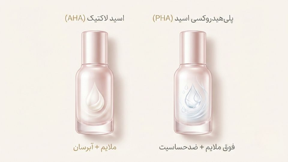 معرفی اسید لاکتیک و PHA به عنوان بهترین لایه‌بردارهای ملایم و آبرسان برای پوست خشک 
