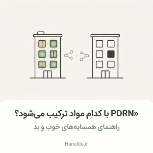 تصویر هیرو مقاله ترکیب PDRN با مواد دیگر — راهنمای بصری همسایههای خوب و بد در روتین پوستی
