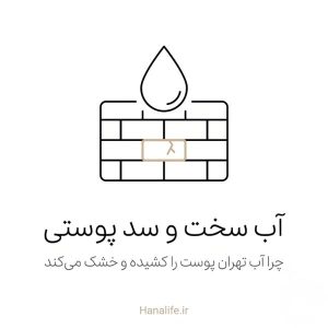 قطره آب روی دیوار آجری پوست با ملات ترک‌خورده — آب سخت و سد پوستی — هانالایف
