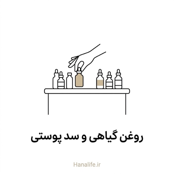 آزمایشگاه دسته‌بندی روغن گیاهی سد پوستی در سبک خط مینیمال — روغن گیاهی سد پوستی — هانالایف