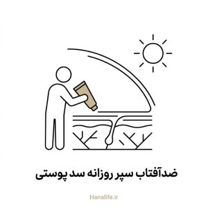 ضدآفتاب بهعنوان سپر روزانه سد پوستی روی پوست — ضدآفتاب سد پوستی — هانالایف