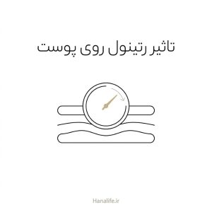 ساعت سلولی که با پیام رتینول تنظیم می‌شود روی برش لایه‌های پوست — رتینول چطور کار می‌کند — هانالایف